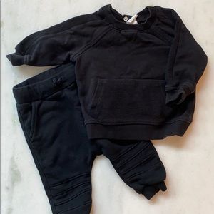 baby H&M sweat shirt with match joggers.